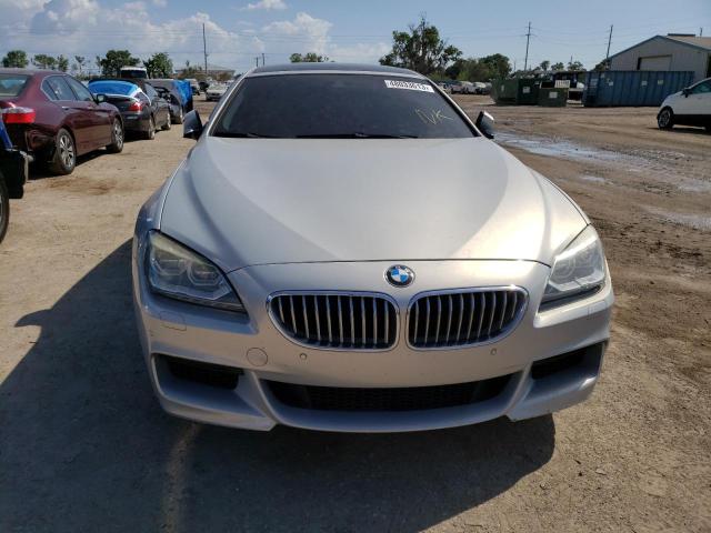 WBA6B4C58ED099182 - 2014 BMW 650 XI GRAN COUPE SILVER photo 5