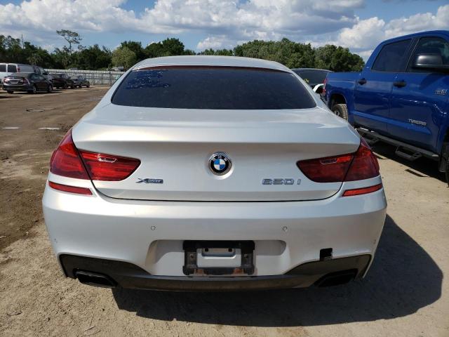 WBA6B4C58ED099182 - 2014 BMW 650 XI GRAN COUPE SILVER photo 6