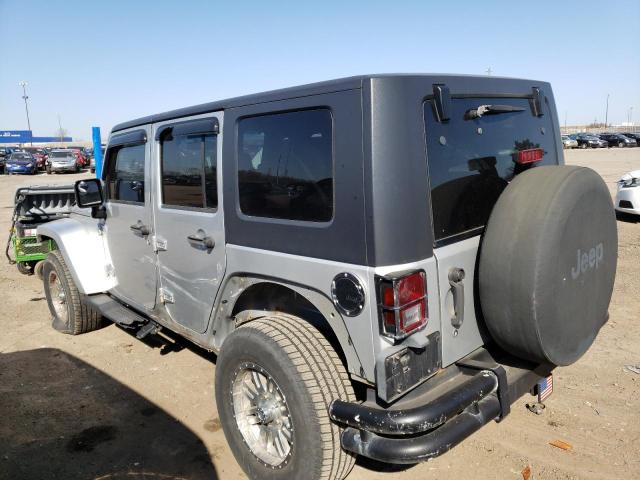 1J4GA59187L157752 - 2007 JEEP WRANGLER SAHARA GRAY photo 2