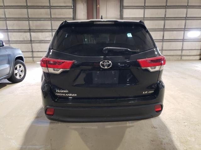 5TDBZRFH5JS822209 - 2018 TOYOTA HIGHLANDER LE BLACK photo 6