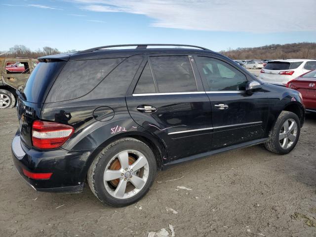 4JGBB8GB1AA609792 - 2010 MERCEDES-BENZ ML 350 4MATIC BLACK photo 3