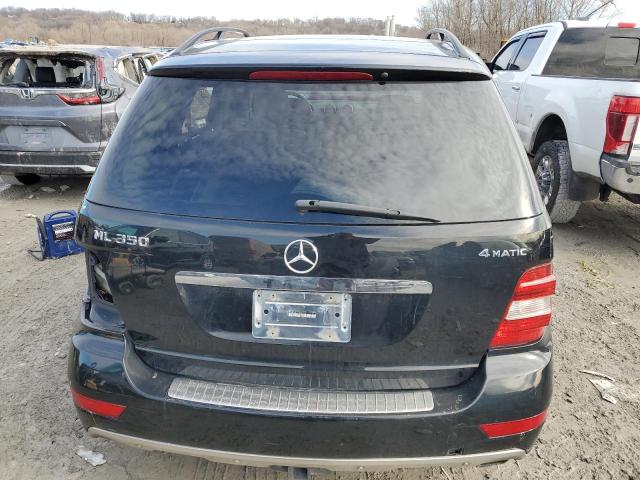 4JGBB8GB1AA609792 - 2010 MERCEDES-BENZ ML 350 4MATIC BLACK photo 6