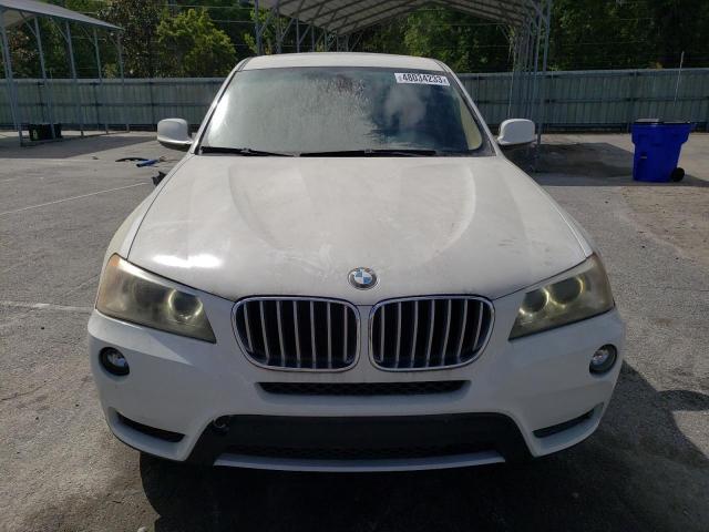 5UXWX7C58BL730194 - 2011 BMW X3 XDRIVE35I WHITE photo 5