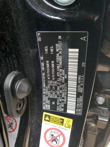 5TDKKRFH0ES024775 - 2014 TOYOTA HIGHLANDER XLE 黑色 照片 13