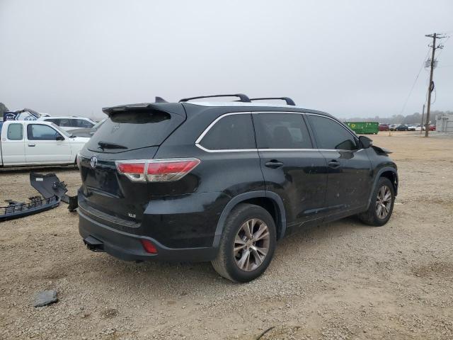 5TDKKRFH0ES024775 - 2014 TOYOTA HIGHLANDER XLE 黑色 照片 3