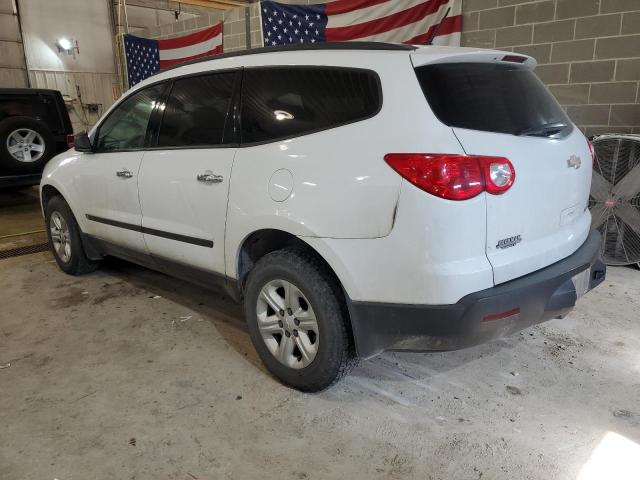 1GNLREED4AS136916 - 2010 CHEVROLET TRAVERSE LS WHITE photo 2