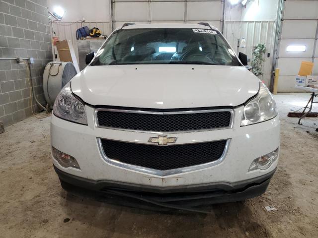 1GNLREED4AS136916 - 2010 CHEVROLET TRAVERSE LS WHITE photo 5