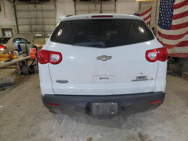 1GNLREED4AS136916 - 2010 CHEVROLET TRAVERSE LS WHITE photo 6