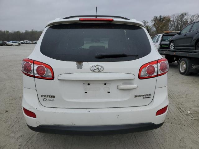 5NMSHDAGXAH345509 - 2010 HYUNDAI SANTA FE SE WHITE photo 6