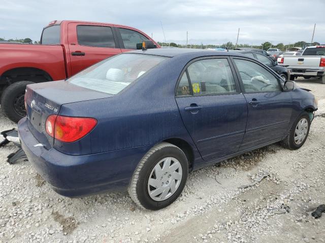 2T1BR38E84C215170 - 2004 TOYOTA COROLLA CE BLUE photo 3