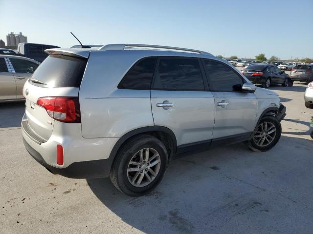 5XYKT3A68EG522249 - 2014 KIA SORENTO LX SILVER photo 3