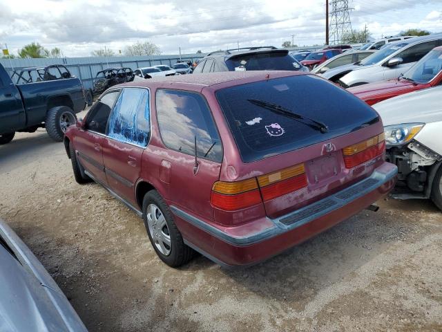 1HGCB9859NA007298 - 1992 HONDA ACCORD LX BURGUNDY photo 2