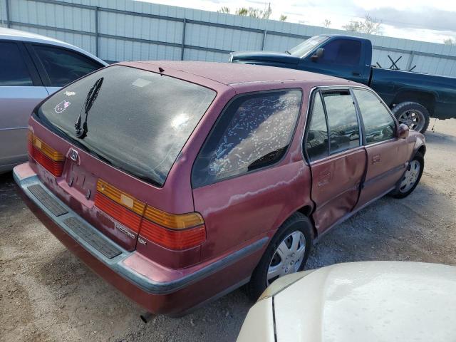 1HGCB9859NA007298 - 1992 HONDA ACCORD LX BURGUNDY photo 3