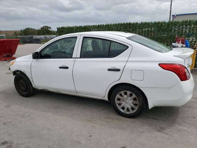 3N1CN7AP0EL846144 - 2014 NISSAN VERSA S WHITE photo 2