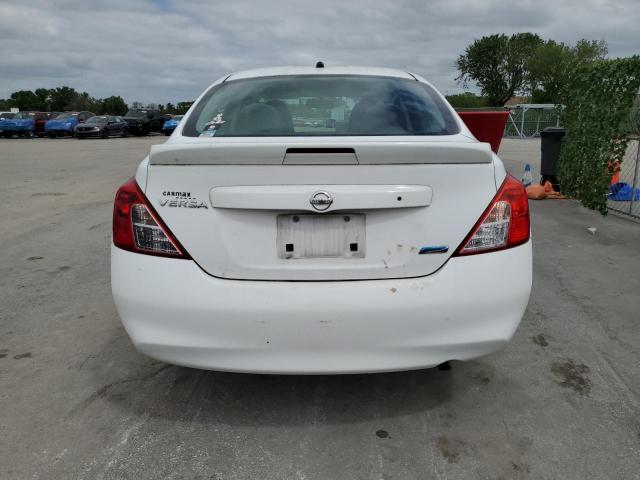 3N1CN7AP0EL846144 - 2014 NISSAN VERSA S WHITE photo 6