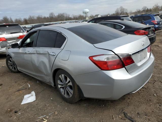 1HGCR2F38DA091519 - 2013 HONDA ACCORD LX GRAY photo 2