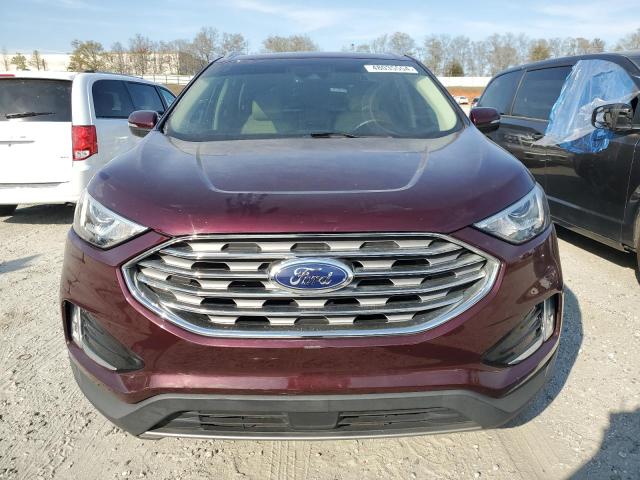 2FMPK3J99KBB73469 - 2019 FORD EDGE SEL BURGUNDY photo 5