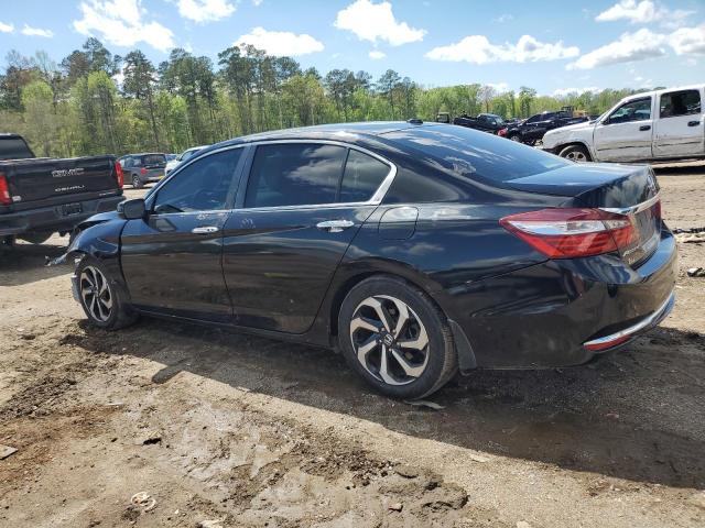 1HGCR2F81GA002941 - 2016 HONDA ACCORD EXL BLACK photo 2