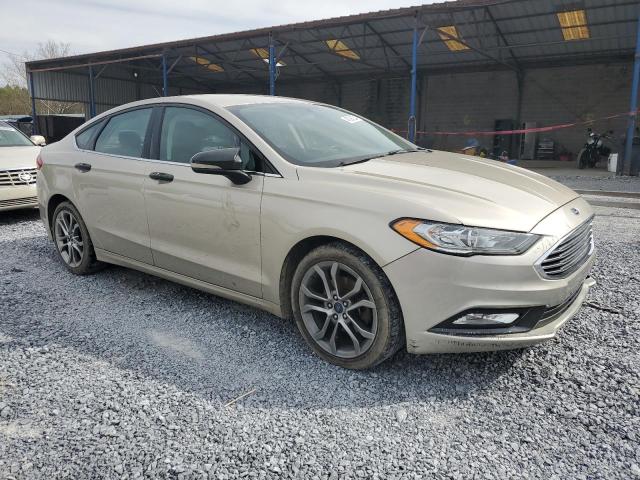 3FA6P0H79HR369657 - 2017 FORD FUSION SE TAN photo 4