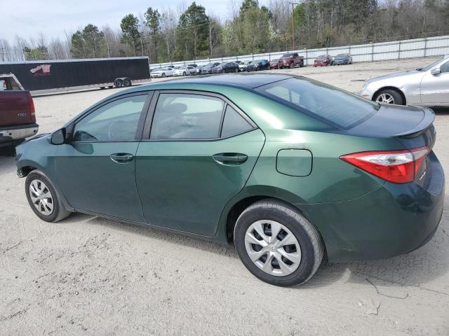 2T1BPRHE9FC326404 - 2015 TOYOTA COROLLA ECO GREEN photo 2