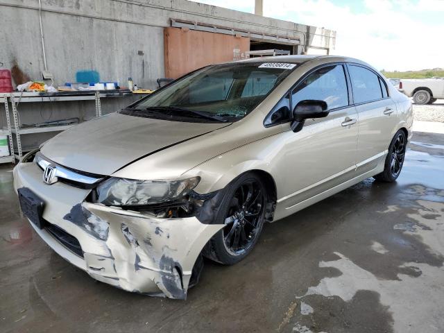 1HGFA16548L077790 - 2008 HONDA CIVIC LX GOLD photo 1