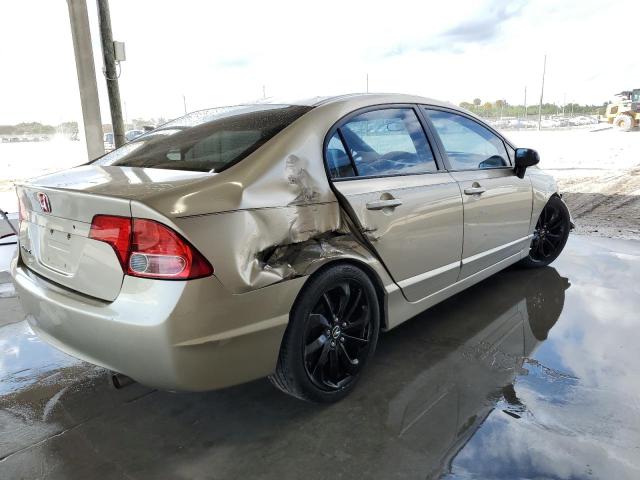 1HGFA16548L077790 - 2008 HONDA CIVIC LX GOLD photo 3