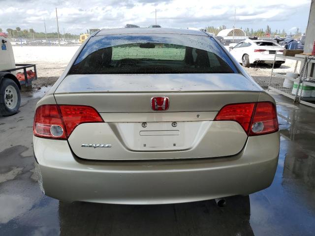 1HGFA16548L077790 - 2008 HONDA CIVIC LX GOLD photo 6