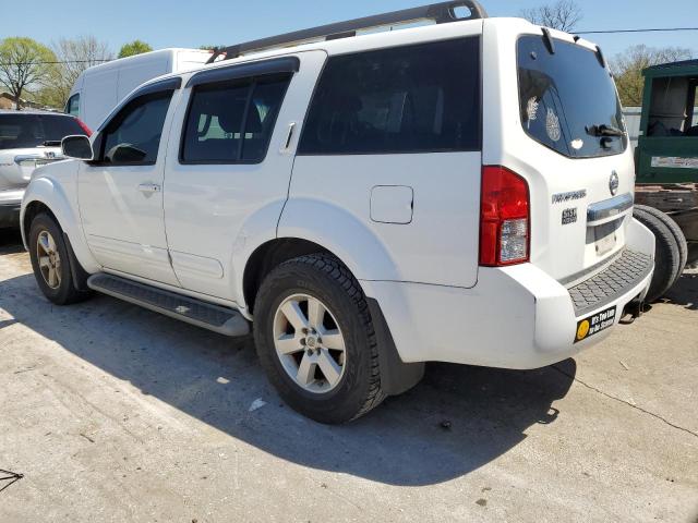 5N1AR18U08C665395 - 2008 NISSAN PATHFINDER S თეთრი ფოტო 2