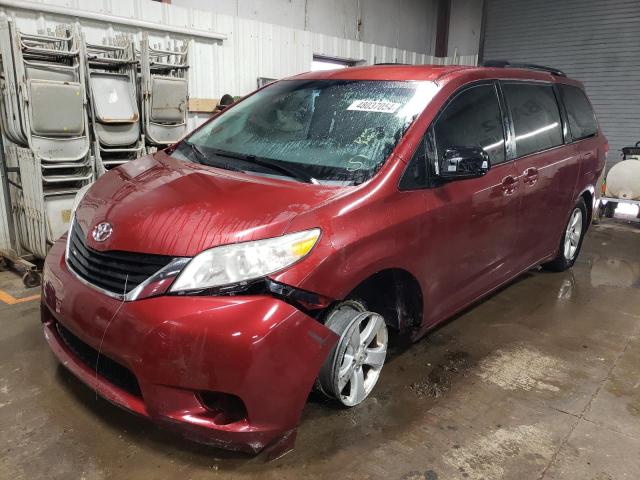 5TDKK3DC0CS207286 - 2012 TOYOTA SIENNA LE BURGUNDY photo 1