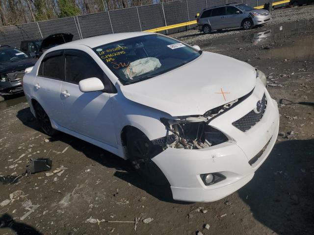 1NXBU40E79Z158224 - 2009 TOYOTA COROLLA BASE WHITE photo 4