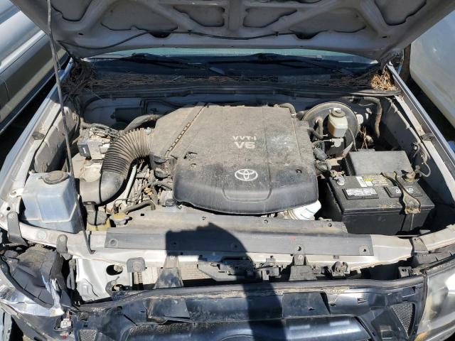 5TEJU62N08Z534955 - 2008 TOYOTA TACOMA DOUBLE CAB PRERUNNER SILVER photo 11