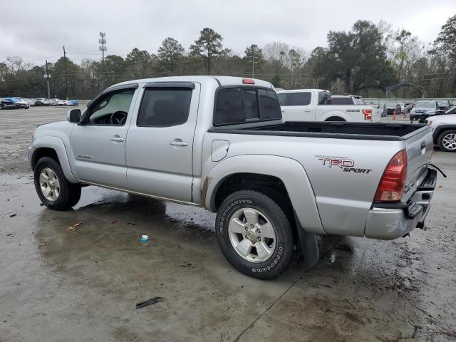 5TEJU62N08Z534955 - 2008 TOYOTA TACOMA DOUBLE CAB PRERUNNER SILVER photo 2