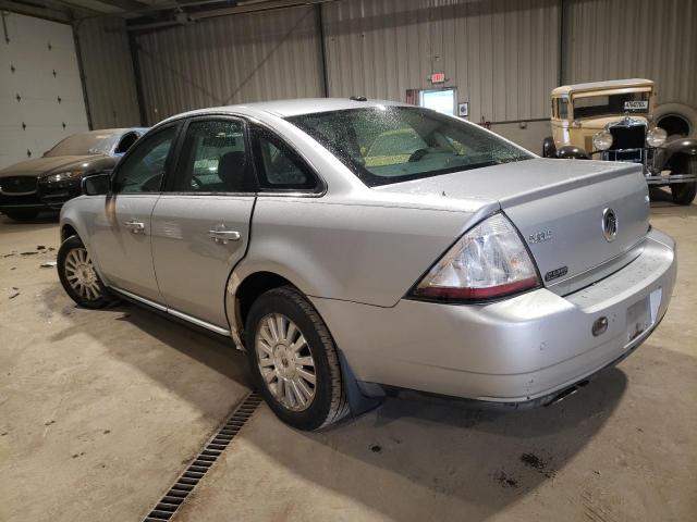 1MEHM41W79G625774 - 2009 MERCURY SABLE SILVER photo 2