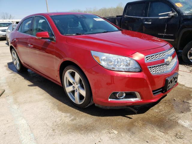 1G11J5SX1DF318780 - 2013 CHEVROLET MALIBU LTZ ბურგუნდია ფოტო 4