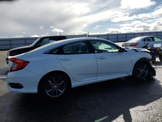 19XFC1F79ME201100 - 2021 HONDA CIVIC EXL WHITE photo 3