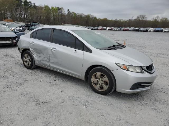 2HGFB2F5XFH502412 - 2015 HONDA CIVIC LX SILVER photo 4