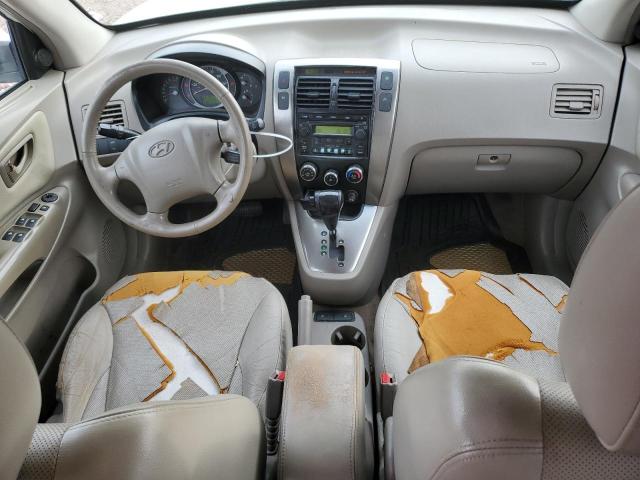 KM8JN12D25U085740 - 2005 HYUNDAI TUCSON GLS WHITE photo 8