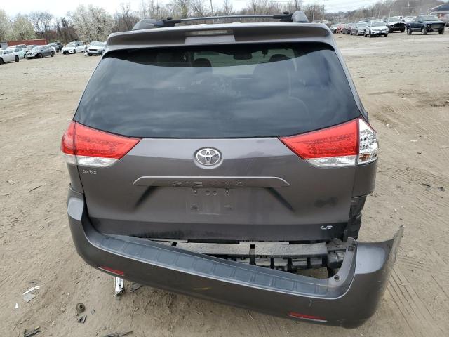 5TDKK3DC2ES495010 - 2014 TOYOTA SIENNA LE GRAY photo 6