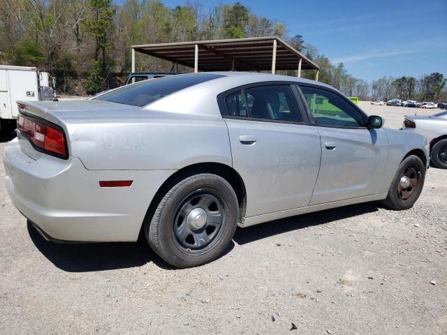 2C3CDXAG3CH305339 - 2012 DODGE CHARGER POLICE SILVER photo 3