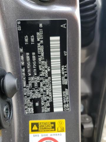 5TDJKRFH3GS275708 - 2016 TOYOTA HIGHLANDER XLE 灰色 照片 13