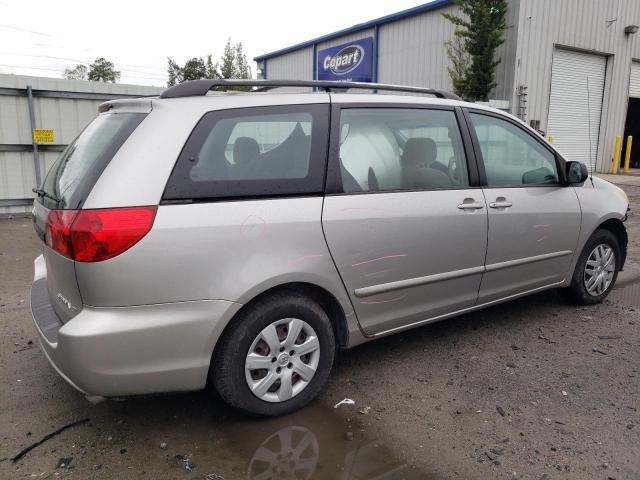 5TDZA23C46S546781 - 2006 TOYOTA SIENNA CE SILVER photo 3