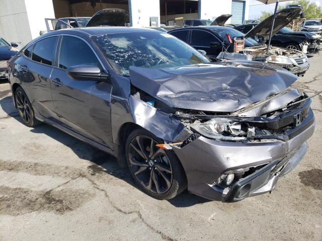 2HGFC2F8XKH594493 - 2019 HONDA CIVIC SPORT GRAY photo 4