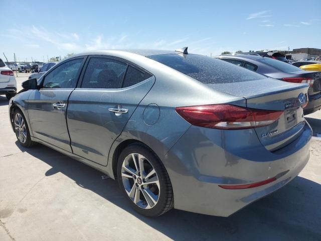 KMHD84LF5HU333103 - 2017 HYUNDAI ELANTRA SE GRAY photo 2