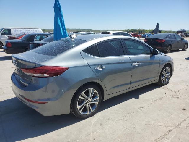 KMHD84LF5HU333103 - 2017 HYUNDAI ELANTRA SE GRAY photo 3