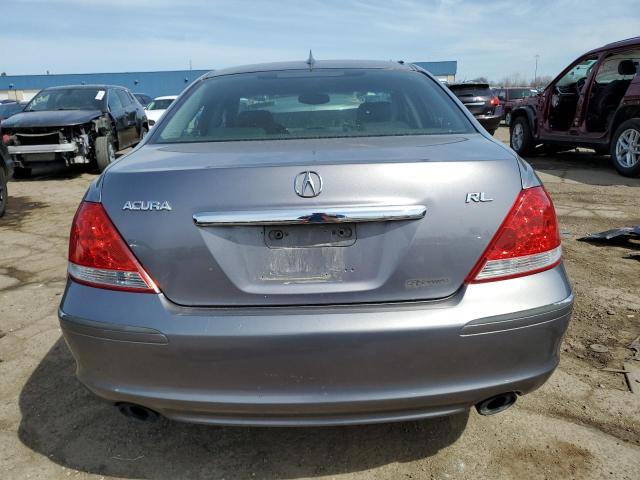 JH4KB16596C005487 - 2006 ACURA RL SILVER photo 6