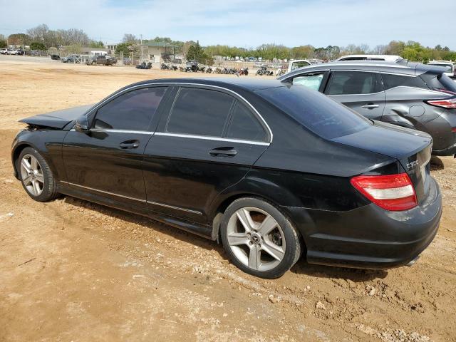 WDDGF5EB3AR107227 - 2010 MERCEDES-BENZ C 300 BLACK photo 2