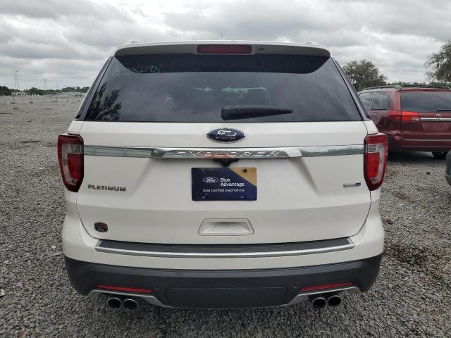 1FM5K8HT5JGB04288 - 2018 FORD EXPLORER PLATINUM WHITE photo 6