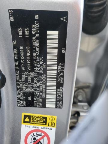 5TDJKRFHXGS503087 - 2016 TOYOTA HIGHLANDER XLE 银色 照片 14