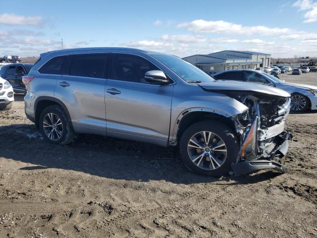 5TDJKRFHXGS503087 - 2016 TOYOTA HIGHLANDER XLE 银色 照片 4