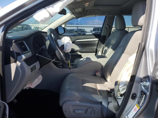 5TDJKRFHXGS503087 - 2016 TOYOTA HIGHLANDER XLE 银色 照片 7